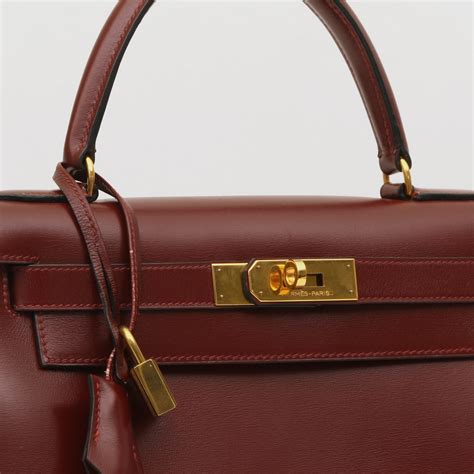 vintage kelly hermes box calf|rare Hermes kelly bag.